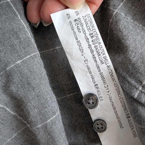 Zara gray Checkered Men's Shirt - Picture 10 of 10